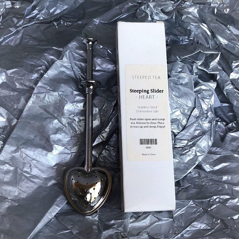 Brand New Steeped Tea Heart Slider Infuser